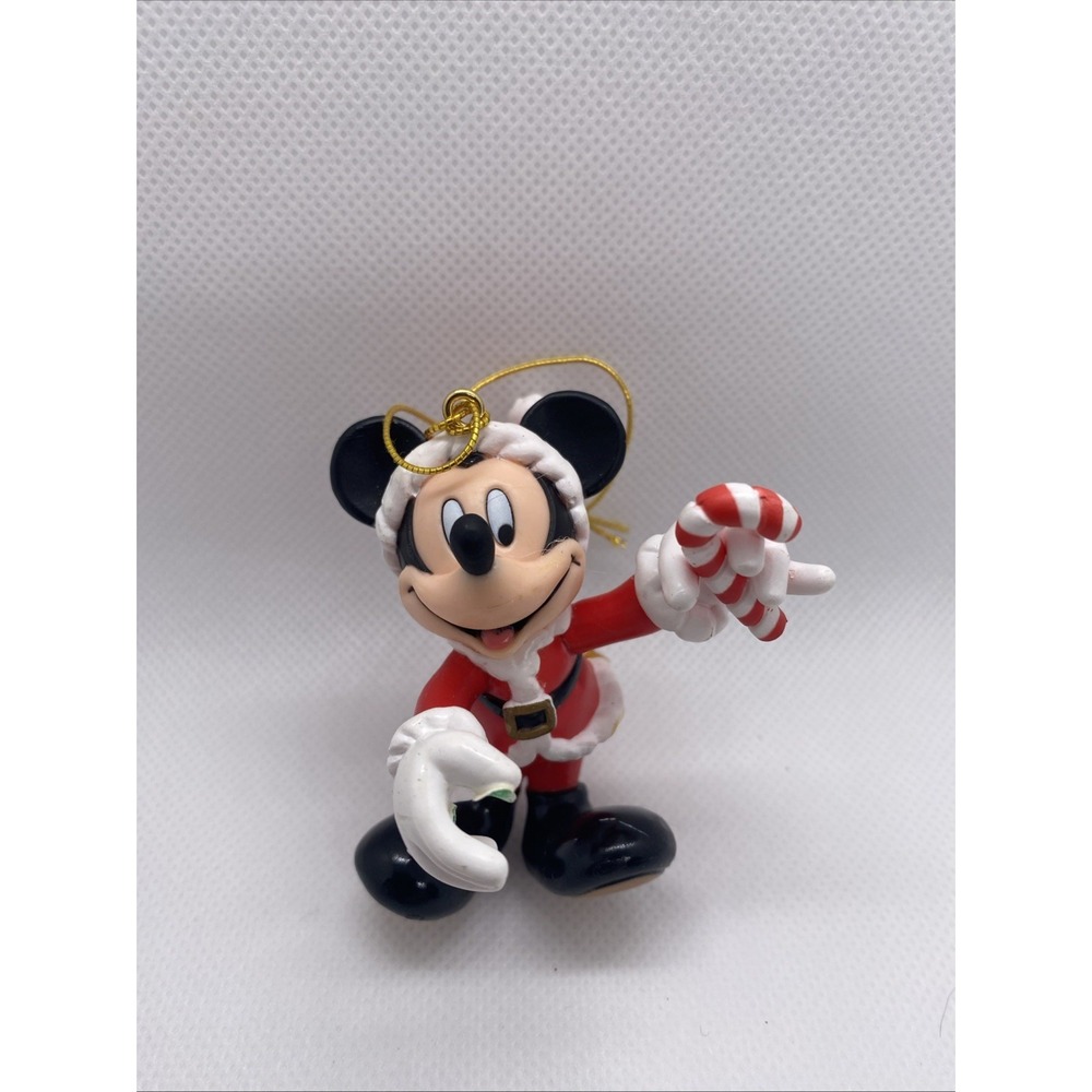Vintage Disney Mickey Mouse Candy Cane  Ornament Please Read Description